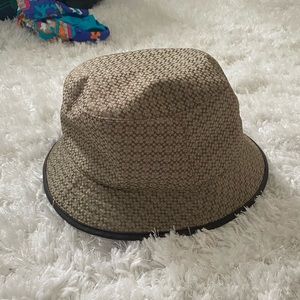 Vintage Coach all over print bucket hat
